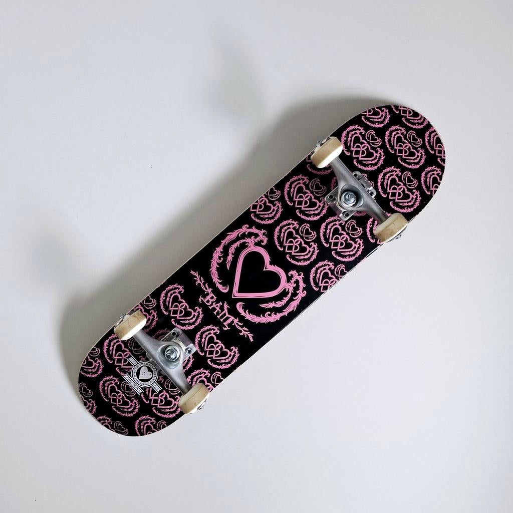 Skateboard Bam Margera The Heart Supply - leeftijd:6/99 jaar, Ophalen, Zilver, Dame