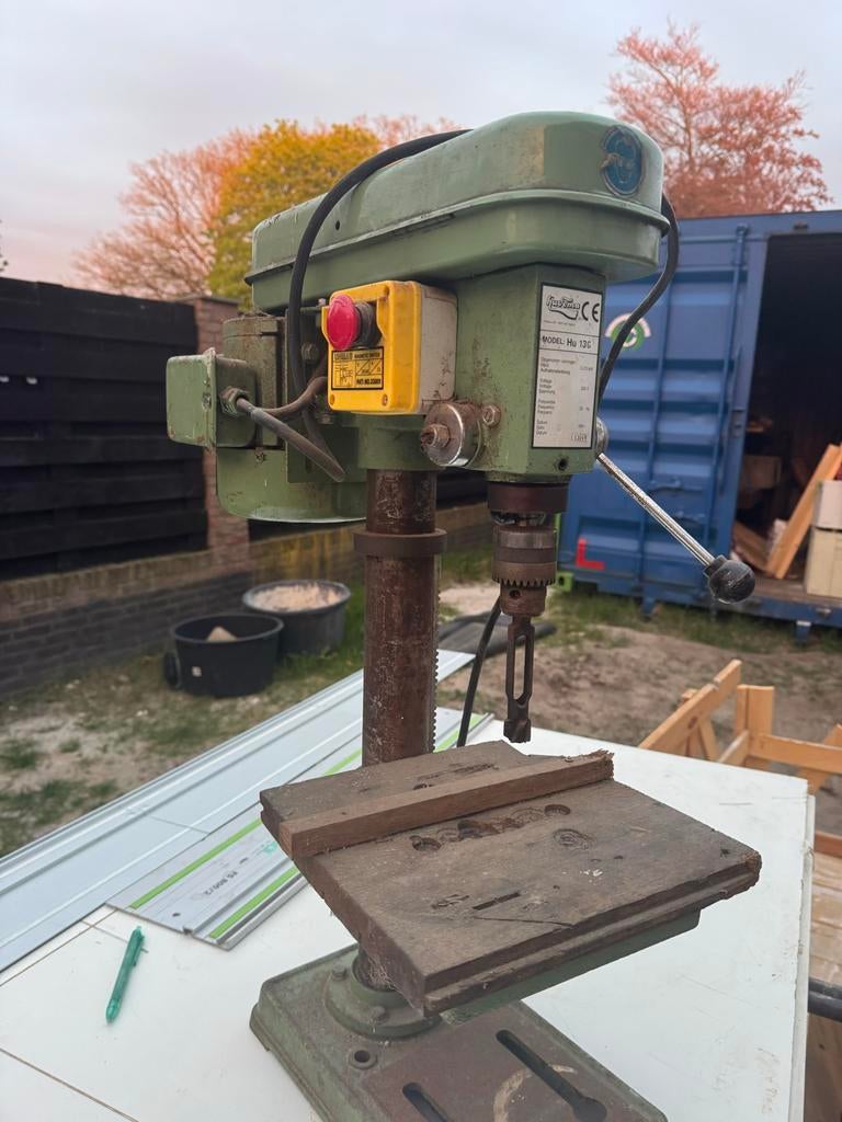 HuVeMa Kolomboormachine - Robuust en Betrouwbaar, Doe-het-zelf en Verbouw, Ophalen of Verzenden, Gebruikt, 600 watt of meer, Kolomboormachine