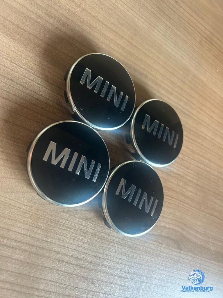 ORIGINELE Mini naafkap naafdop set zwart, Auto diversen, Wieldoppen, Gebruikt, Verzenden