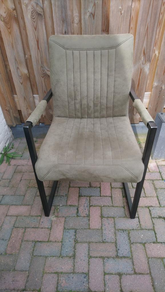 Stoel microvezelstof, Ophalen, Zo goed als nieuw, Overige kleuren, Eén