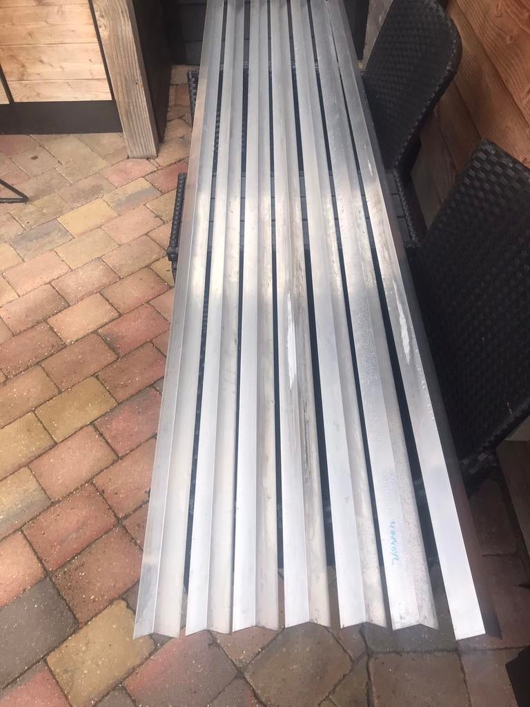 Aluminium hoek lijn 4x4. Cm. 3mm dik. 2 meter lang, Ophalen, Nieuw, Aluminium