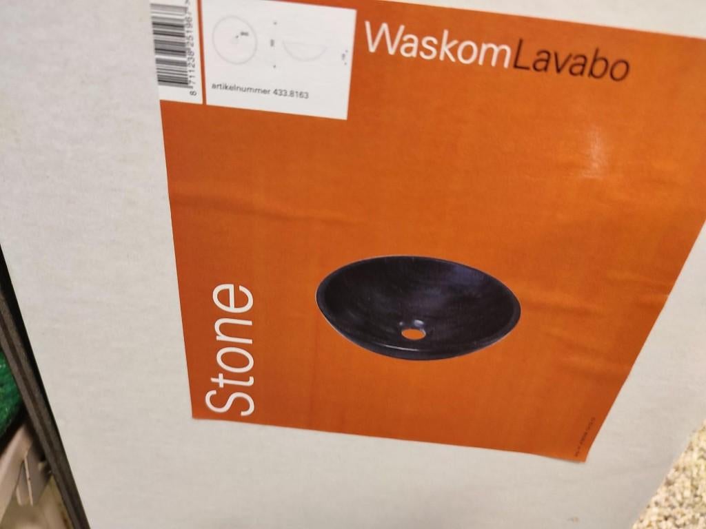 waskom lavabo stone, Doe-het-zelf en Verbouw, Sanitair, Ophalen of Verzenden, Nieuw, Steen, Wastafel