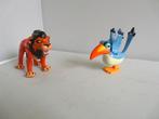 Lion King 1994 # 2 stuks, Ophalen of Verzenden, Leeuwenkoning of Jungle Boek, Zo goed als nieuw, Beeldje of Figuurtje