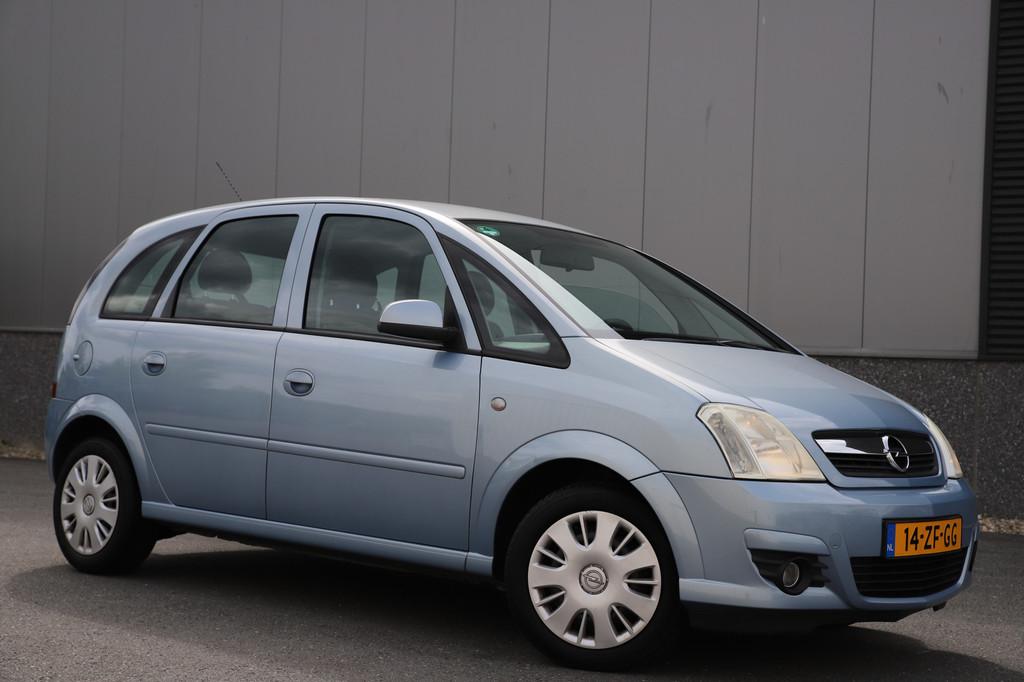 Opel Meriva 1.6-16V Temptation/Cruise/APK 04-2027/Trekhaak, Voorwielaandrijving, Gebruikt, Zwart, 4 cilinders