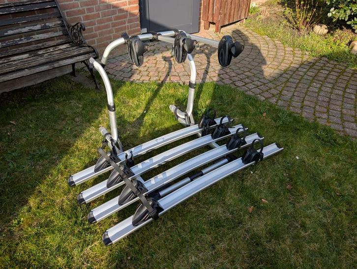 Thule G3 Elite fietsendrager, Auto diversen, Fietsendragers, Zo goed als nieuw, Achterklepdrager, 3 fietsen of meer, Brede banden
