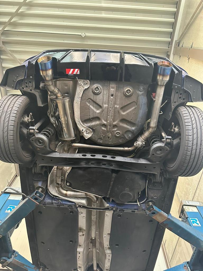 RVS op maat uitlaat Seat Ibiza 6F 2019 1.0 met vacuumklep, Auto-onderdelen, Uitlaatsystemen, Ophalen, Gebruikt, Seat
