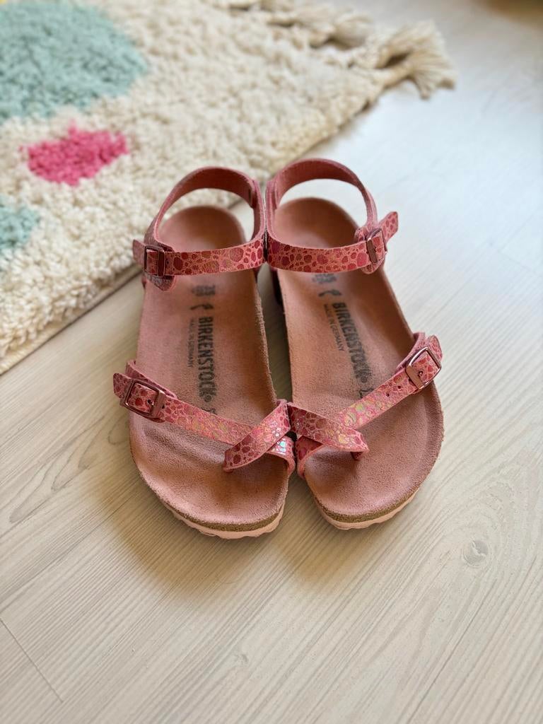 Birkenstock Taormina sandalen maat 35, Kleding | Dames, Ophalen of Verzenden, Zo goed als nieuw, Roze, Sandalen of Muiltjes