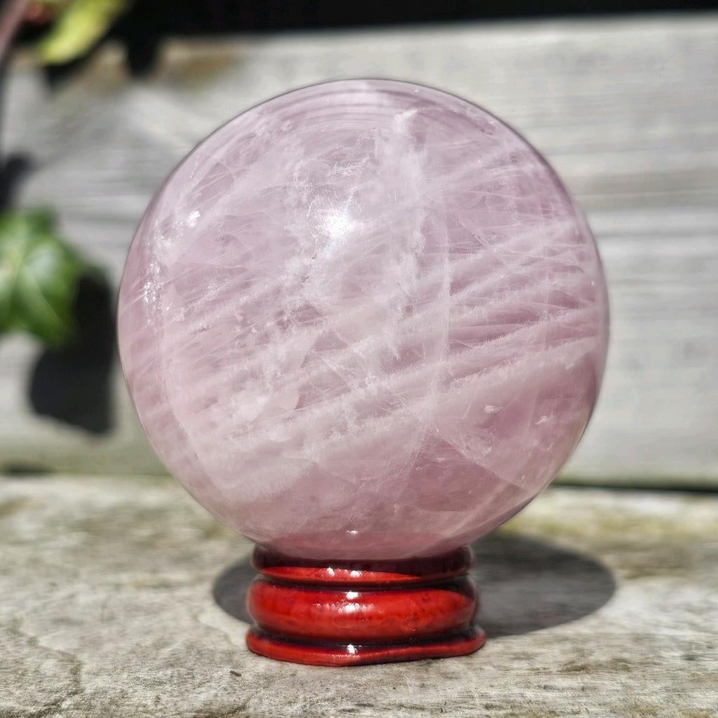 Mooie rozenkwarts bol 61 mm, Ophalen of Verzenden