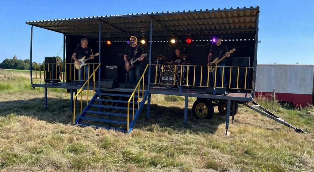 Mobiel podium / podiumwagen / evenemententrailer, Eén persoon, Ticket of Toegangskaart