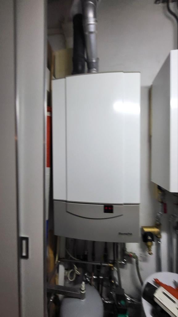 CV Remeha Quinta 35c HR combi-ketel met klokthermostaat, Ophalen, Gebruikt, Hoog rendement (Hr), Cv-ketel of Combi-ketel