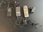 3 Nokia telefoons met opladers - Klassieke modellen, Gebruikt, Overige kleuren, Geen camera, Fysiek toetsenbord