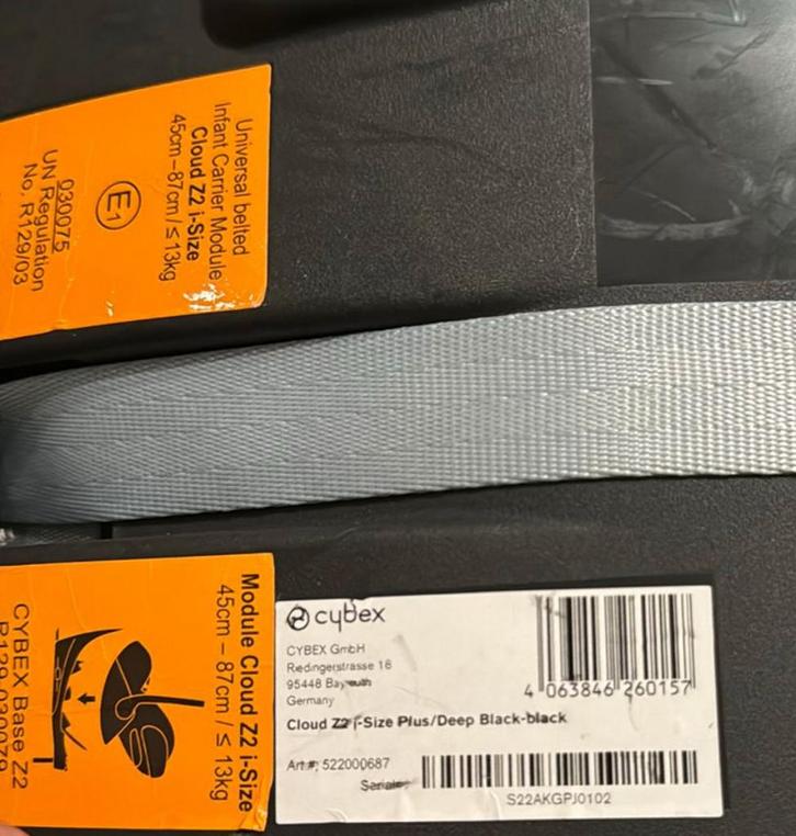 Cybex Cloud Z2 i-Size autostoel - Deep Black, Kinderen en Baby's, Autostoeltjes, Zo goed als nieuw, Overige merken, 0 t/m 13 kg