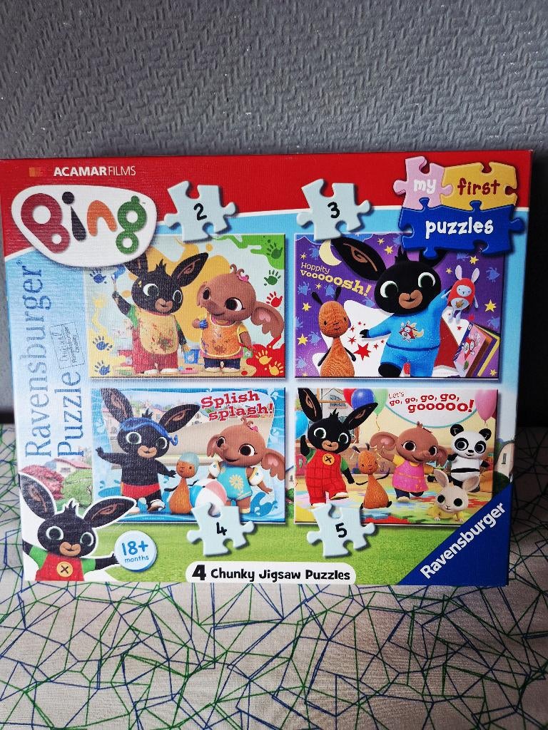 Bing puzzels, Kinderen en Baby's, Speelgoed | Kinderpuzzels, Ophalen, 10 tot 50 stukjes, Zo goed als nieuw