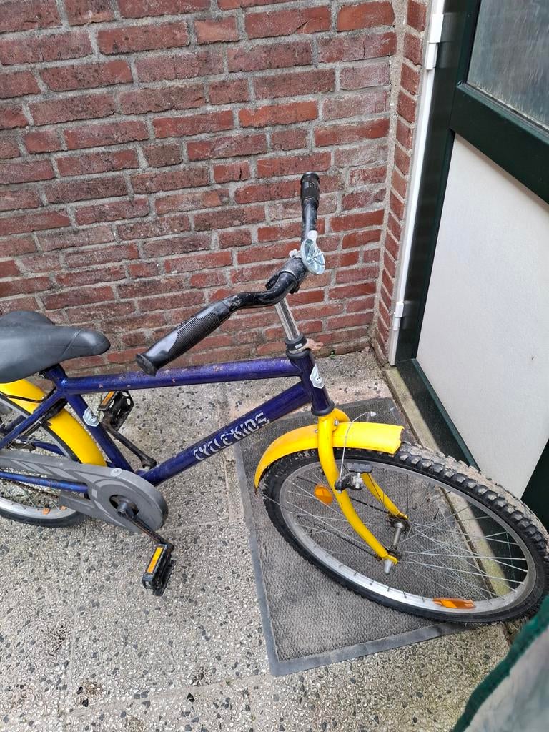 Jongensfiets Cycle Kids blauw/geel, Ophalen, Gebruikt, 20 inch
