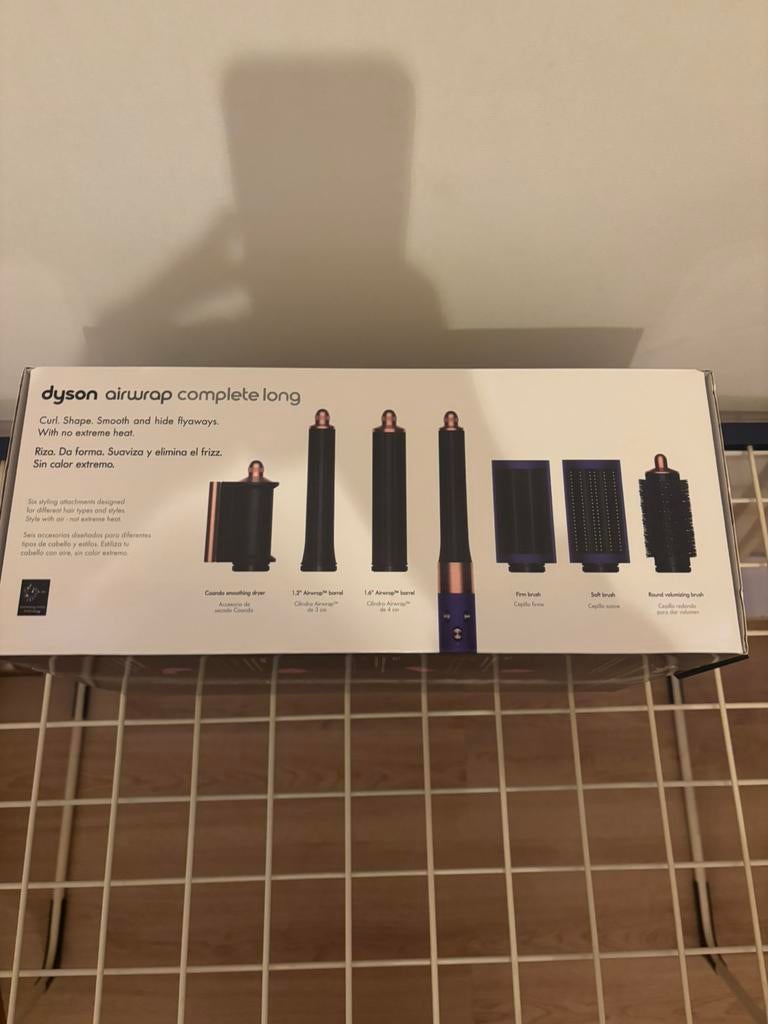 Dyson airwrap - garantie - complete long, Ophalen of Verzenden, Zo goed als nieuw, Föhn of Haardroger