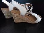 Gabor Comfort Sandalen met sleehak, wit, maat 38,5 (5½), Kleding | Dames, Schoenen, Wit, Gabor, Nieuw, Sandalen of Muiltjes