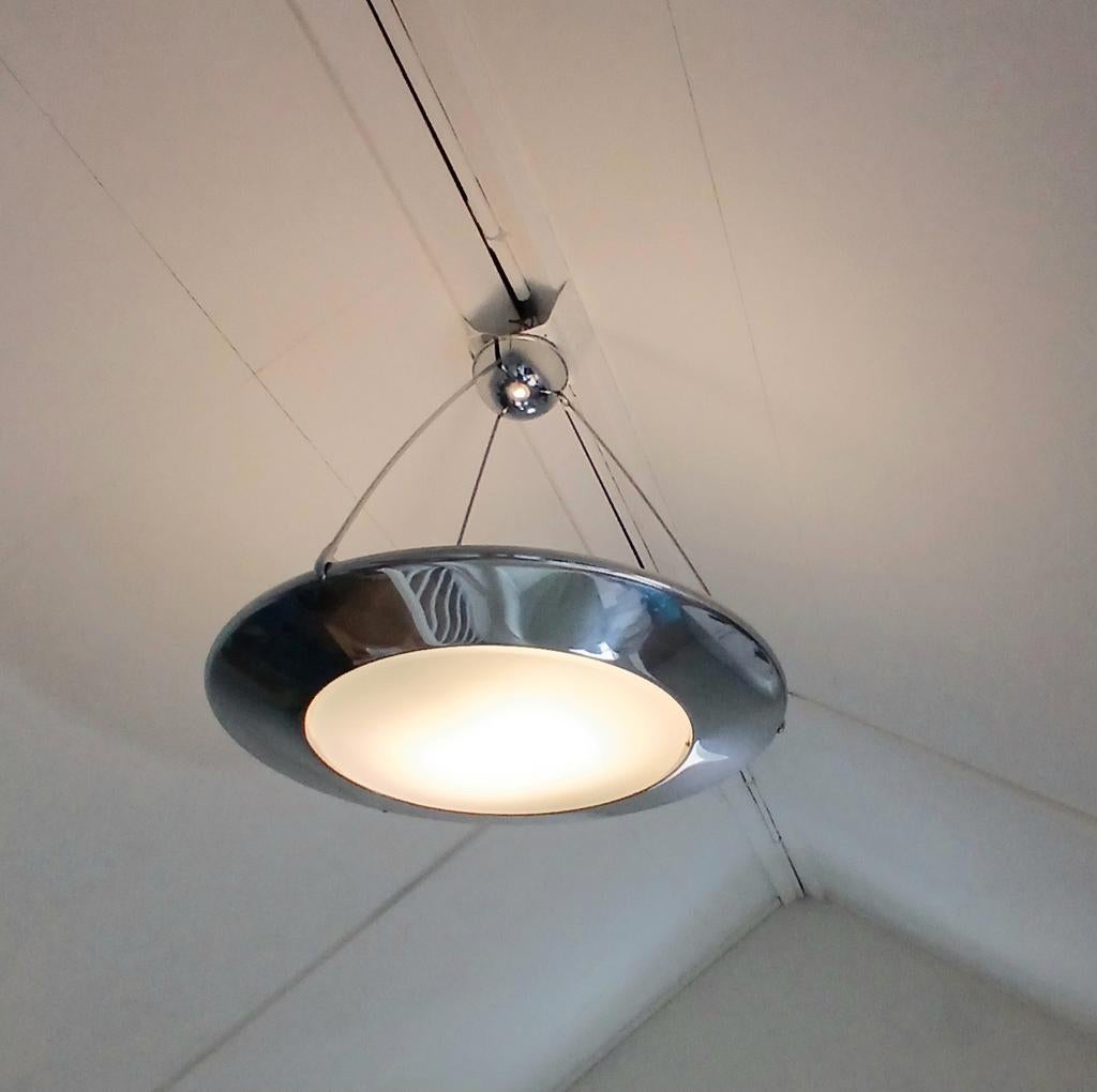 🍀 Vintage Arteluce Mira C hanglamp - Ezio Didone, Antiek en Kunst, Ophalen of Verzenden