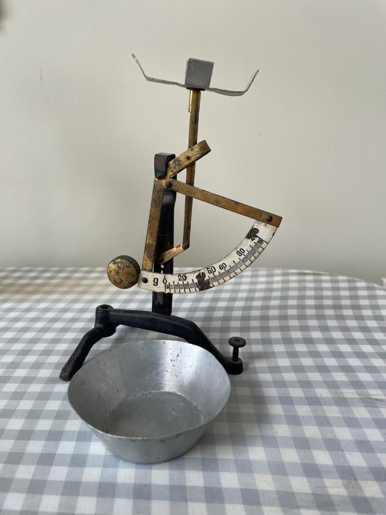 Keukenweegschaal retro, Witgoed en Apparatuur, Weegschalen, Keukenweegschaal, Verzenden, Gebruikt, Minder dan 10 kg