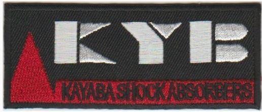 KYB stoffen opstrijk patch embleem, Motoren, Ophalen of Verzenden