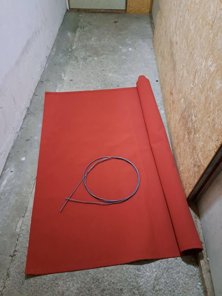 Zonneschermdoek rood 150x387 cm, Tuin en Terras, Ophalen, Nieuw, 250 cm tot 450 cm, Uitvalscherm