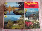 Puzzel-box (3) alpenmotieven, 500/750/1000 stukjes, Ophalen of Verzenden, 500 t/m 1500 stukjes, Zo goed als nieuw, Legpuzzel