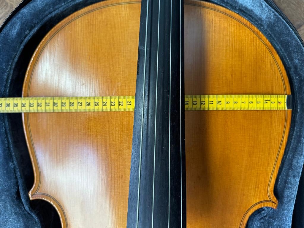 Gave Duitse cello met fraai geluid, Ophalen, Gebruikt, 4/4-cello, Met koffer