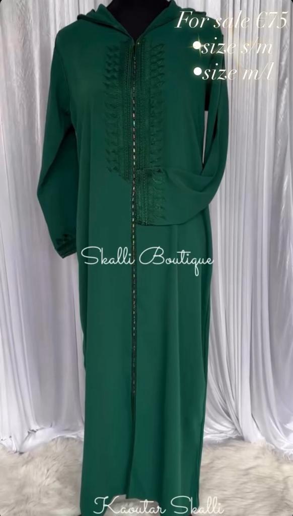 Jelaba groen in de maat s-m-l, Kleding | Dames, Gelegenheidskleding, Ophalen of Verzenden, Zo goed als nieuw, Groen, Overige typen