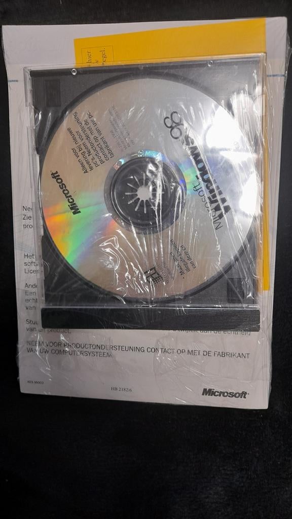 Originele en verzegelde Windows 98 CD, Computers en Software, Besturingssoftware, Ophalen of Verzenden