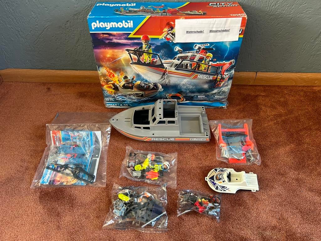 Reddingsboot Playmobil 70140, Ophalen of Verzenden, Nieuw