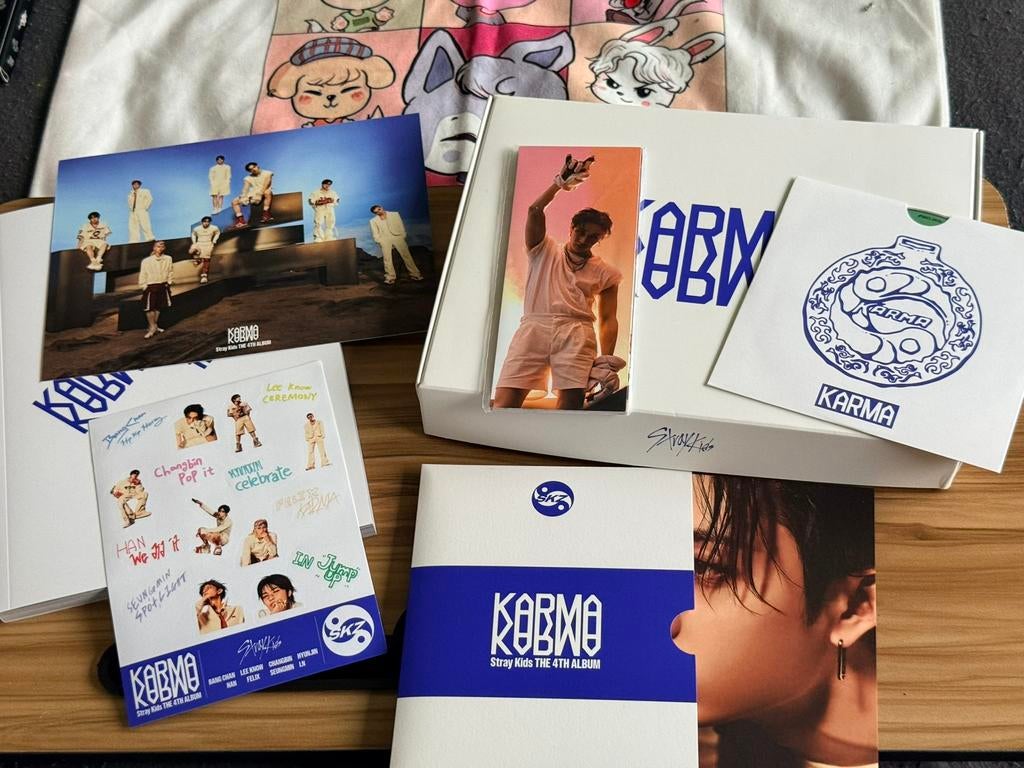Stray Kids album karma, Ophalen of Verzenden, Zo goed als nieuw, Foto of Kaart