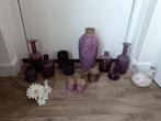 Paarse accessoires vaas kaarsen potten, Huis en Inrichting, Woonaccessoires | Vazen, Ophalen, Overige kleuren, Minder dan 50 cm