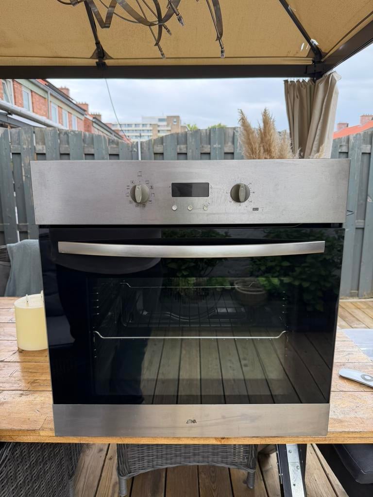 Etna oven inbouw 60x60, Witgoed en Apparatuur, Ophalen of Verzenden, Zo goed als nieuw, 45 tot 60 cm
