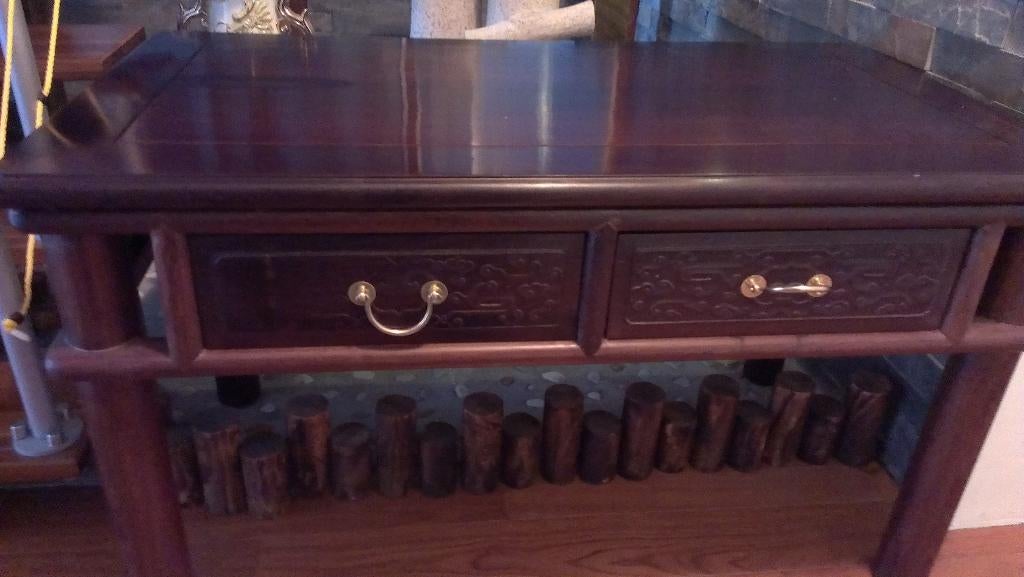 chinese Rosewood tafel, Ophalen