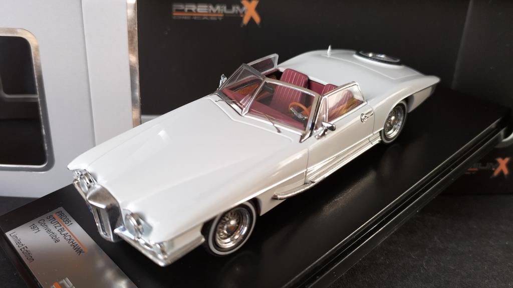 Stutz Blackhawk Convertible 1971 1:43 Premium X Pol, Xian Xing Hai macau, Auto, Verzenden, Nieuw
