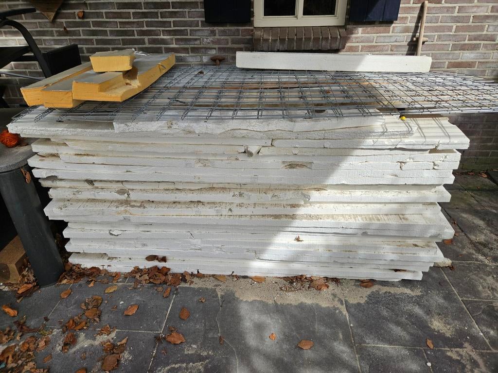 Tempex platen 100x200x5 cm, Ophalen of Verzenden, Gebruikt, Piepschuim (Tempex), 4 tot 8 cm