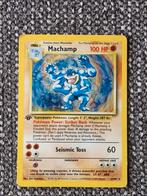 Pokémon Machamp 8/102 – 1st Edition Base Set – Vintage Holo, Ophalen of Verzenden, Gebruikt, Losse kaart, Foil