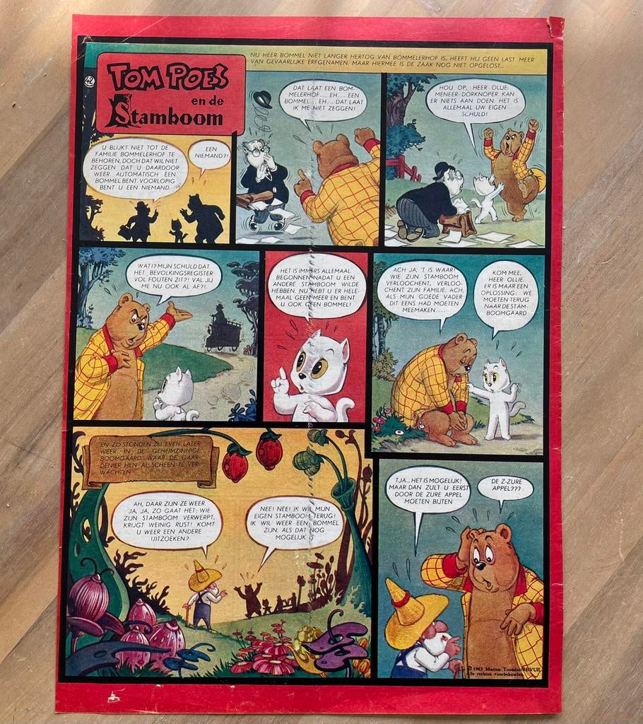 Tom Poes en de stamboom (Revue), Complete serie of reeks, Ophalen of Verzenden, Gelezen