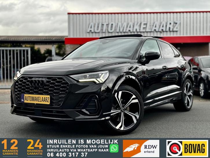 Audi Q3 Sportback 35 TFSI S Line Pano ACC Trekhaak 1 Jaar ga, Auto's, Audi, Bedrijf, Te koop, Q3, ABS, Adaptive Cruise Control