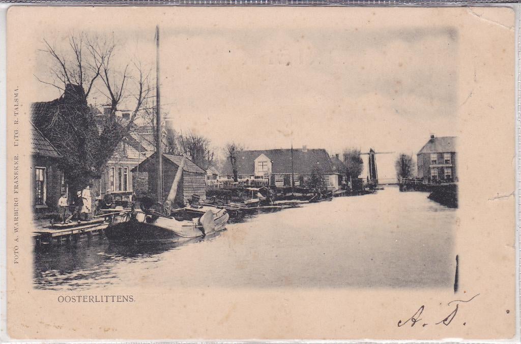 Oosterlittens   (Friesland), Verzenden, Voor 1920, Gelopen, Friesland