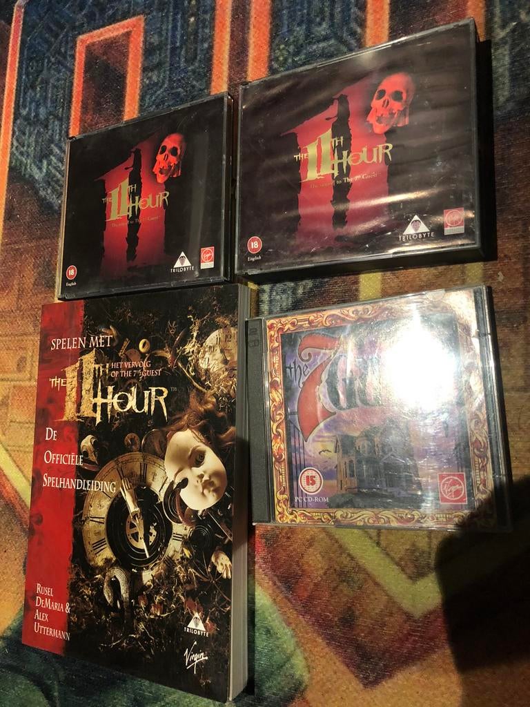 7th Guest / 11th Hour PC Games., Spelcomputers en Games, Games | Pc, 1 speler, Ophalen of Verzenden, Gebruikt, Vanaf 3 jaar