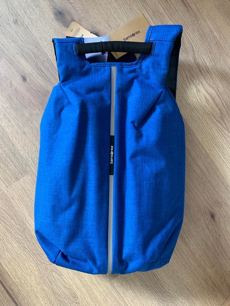 Samsonite securipak rugzak Anti diefstal Gerecycled, Overige merken, 25 tot 40 cm, Nieuw, Ophalen of Verzenden