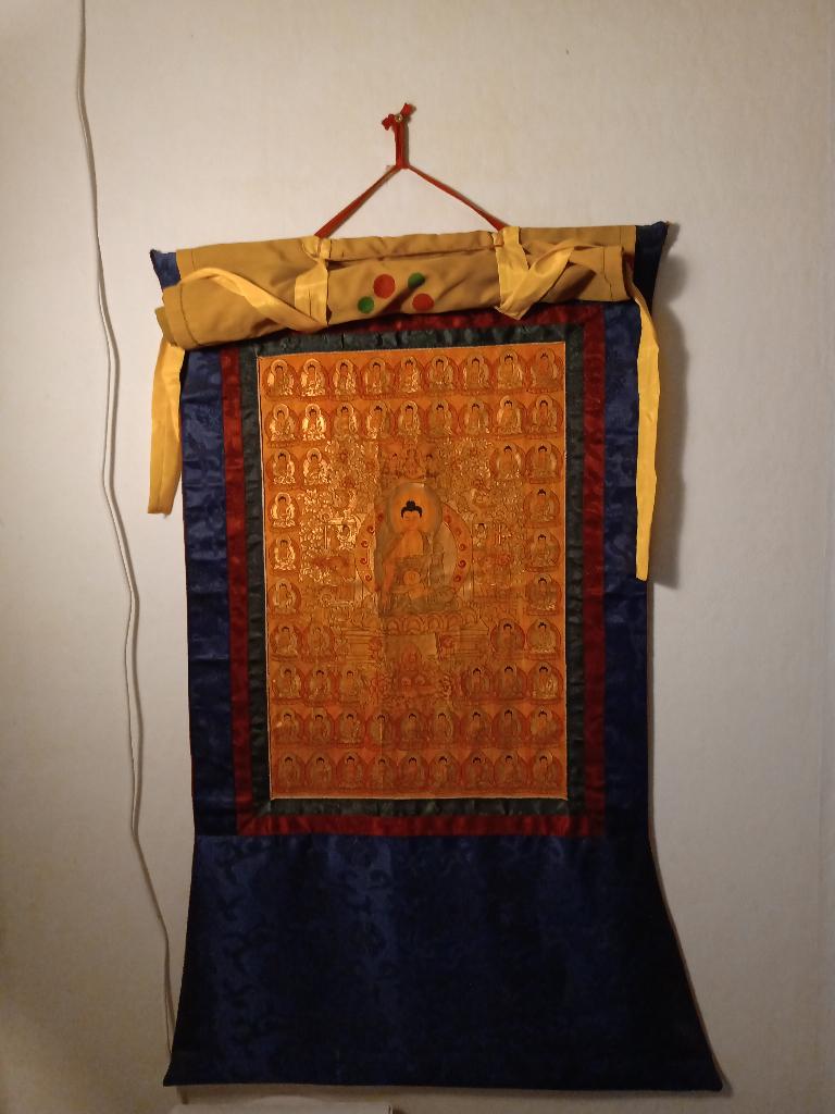 Thangka, Ophalen
