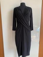 Ribkoff elegante jurk mooie stofverwerking zwart 3/4 mouw 40, Maat 38/40 (M), Verzenden, Zwart, Zo goed als nieuw