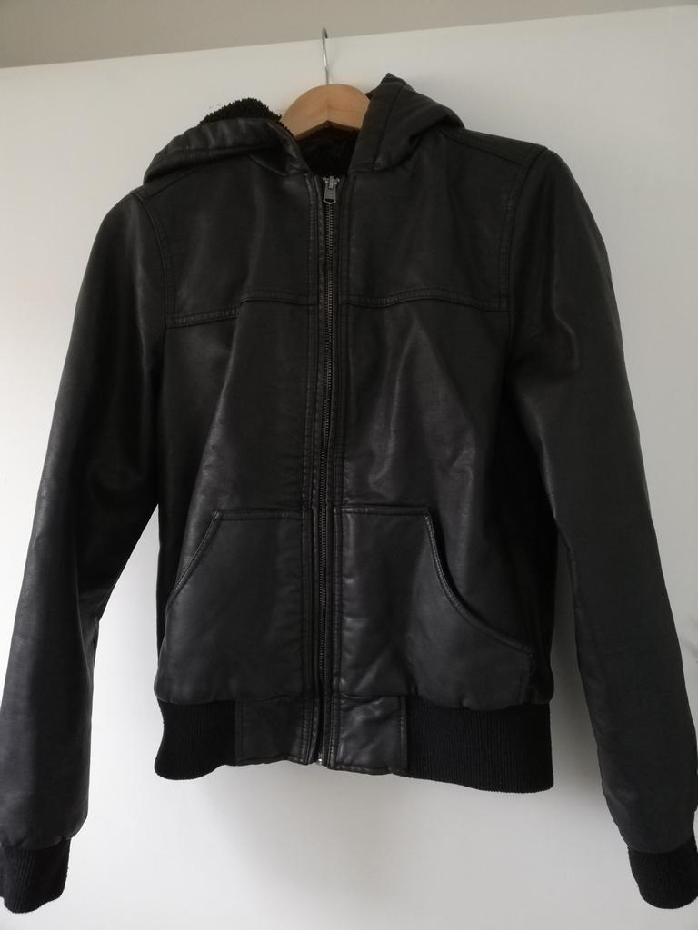 Coolcat Zwarte Winterjas Heren/Jongens - Maat XS, Ophalen of Verzenden, Zo goed als nieuw, Zwart