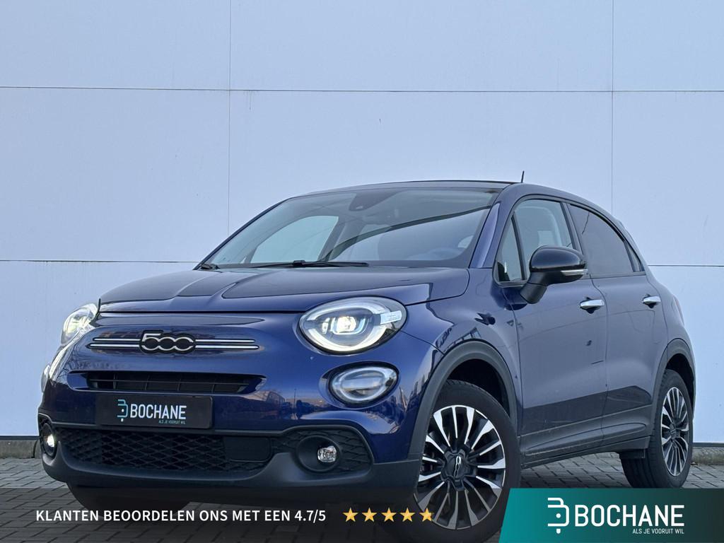 Fiat 500X 1.5 Hybrid Cabrio | Pack Comfort | Lage km. Stand, Auto's, Fiat, Gebruikt, 4 cilinders, Met garantie (alle), Blauw