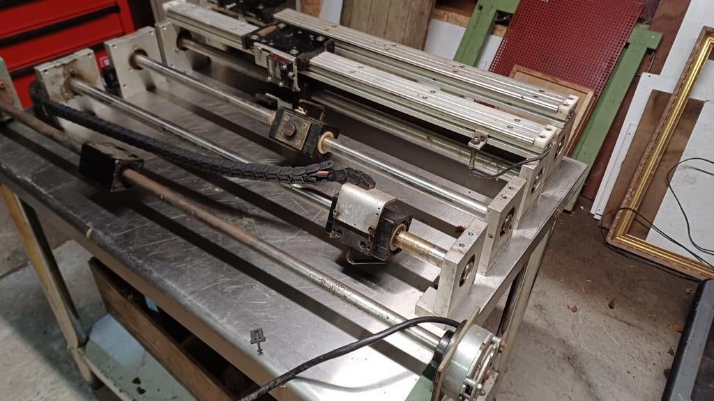 Lineaire geleiding met spindels ca. 86cm, Ophalen of Verzenden