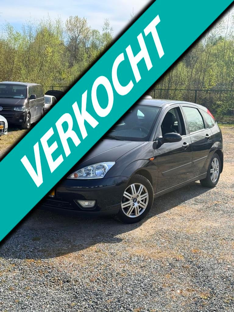 Ford Focus 1.6-16V Futura, Auto's, Ford, 1596 cc, Gebruikt, Zwart, Handgeschakeld