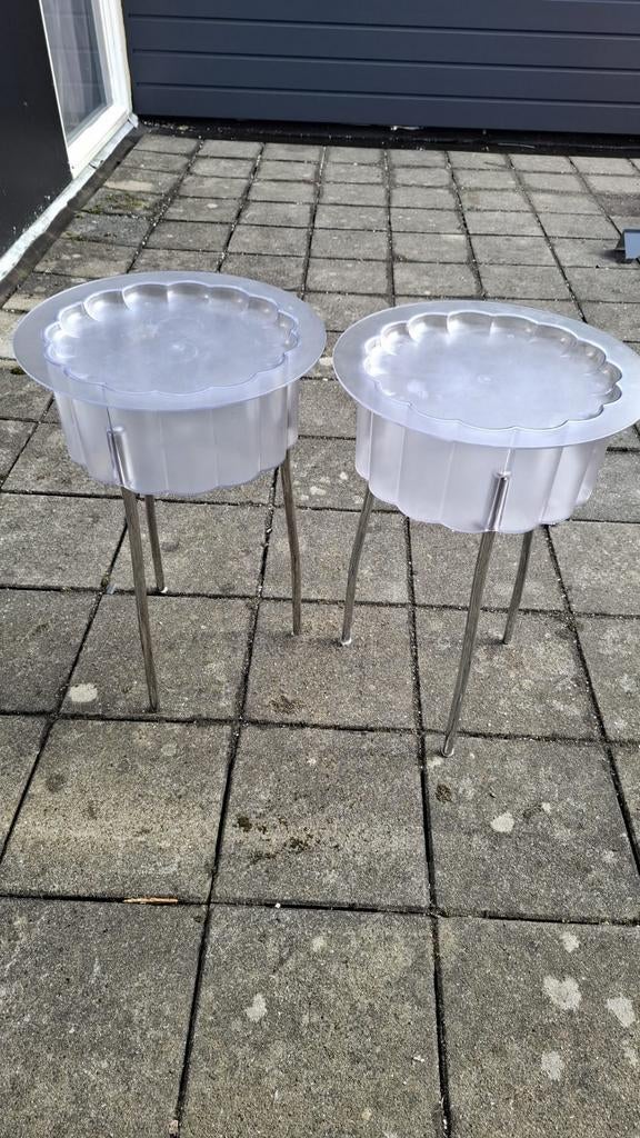 2 iconische Ikea Hatten bijzettafels - Ehlén Johanss, Huis en Inrichting, Ophalen, Gebruikt, Rond
