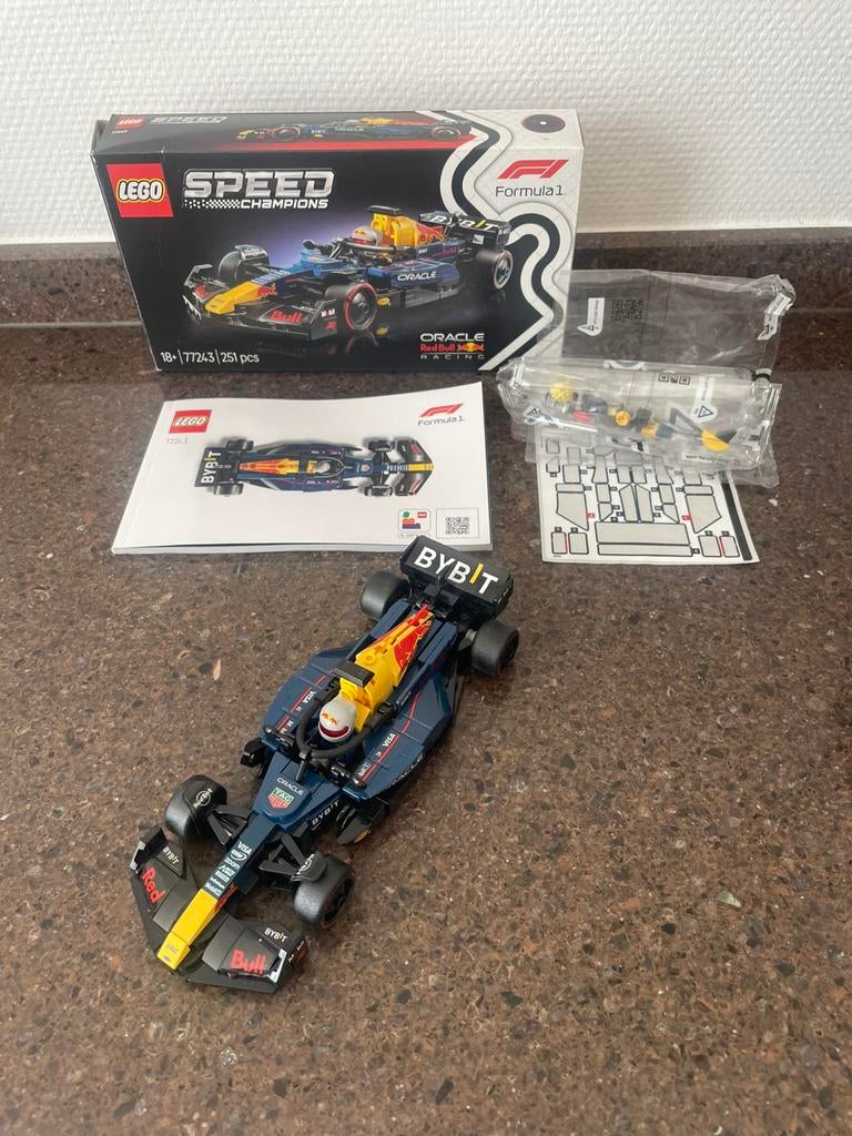 Lego 77243 speed champions Oracle Red Bull Racing RB20 F1, Lego, Zo goed als nieuw, Compleet, Complete set