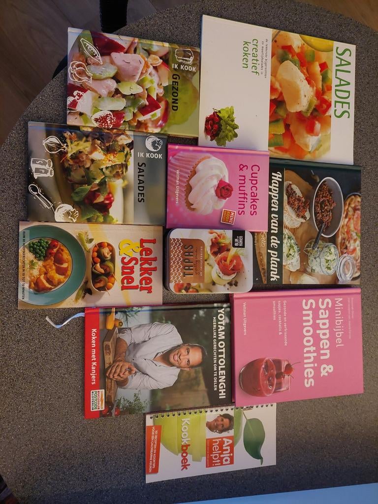Diverse Kookboeken: Salades, Gezond, Snel & Meer, Gelezen, Diverse auteurs, Gezond koken, Overige gebieden